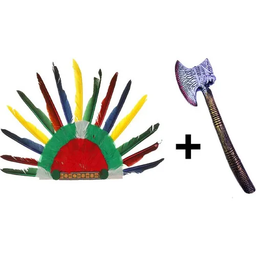 Indian Shaggy Header Plastic Indian Axe