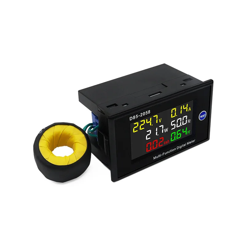 Digital Voltmeter Ammeter AC Energy Monitor Multi-function Wattmeter Electricity Meter Voltage Current Frequency Power Monitor