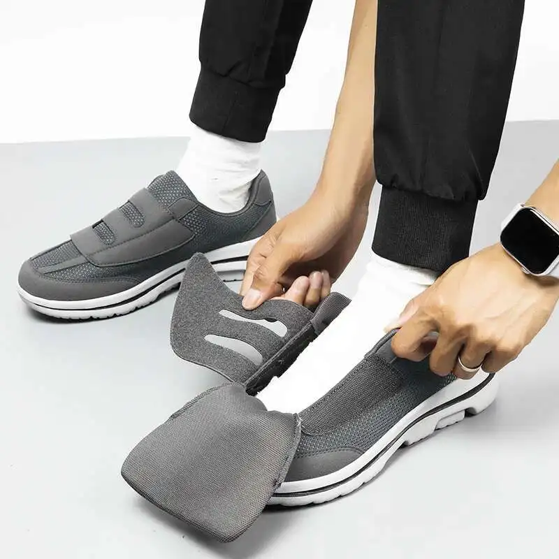 

Men Women Wide Toe Sneakers For Fat Foot Diabetes Shoes Hallux Valgus Bunion Orthopedics Swollen Feet Thumb Eversion Footwear