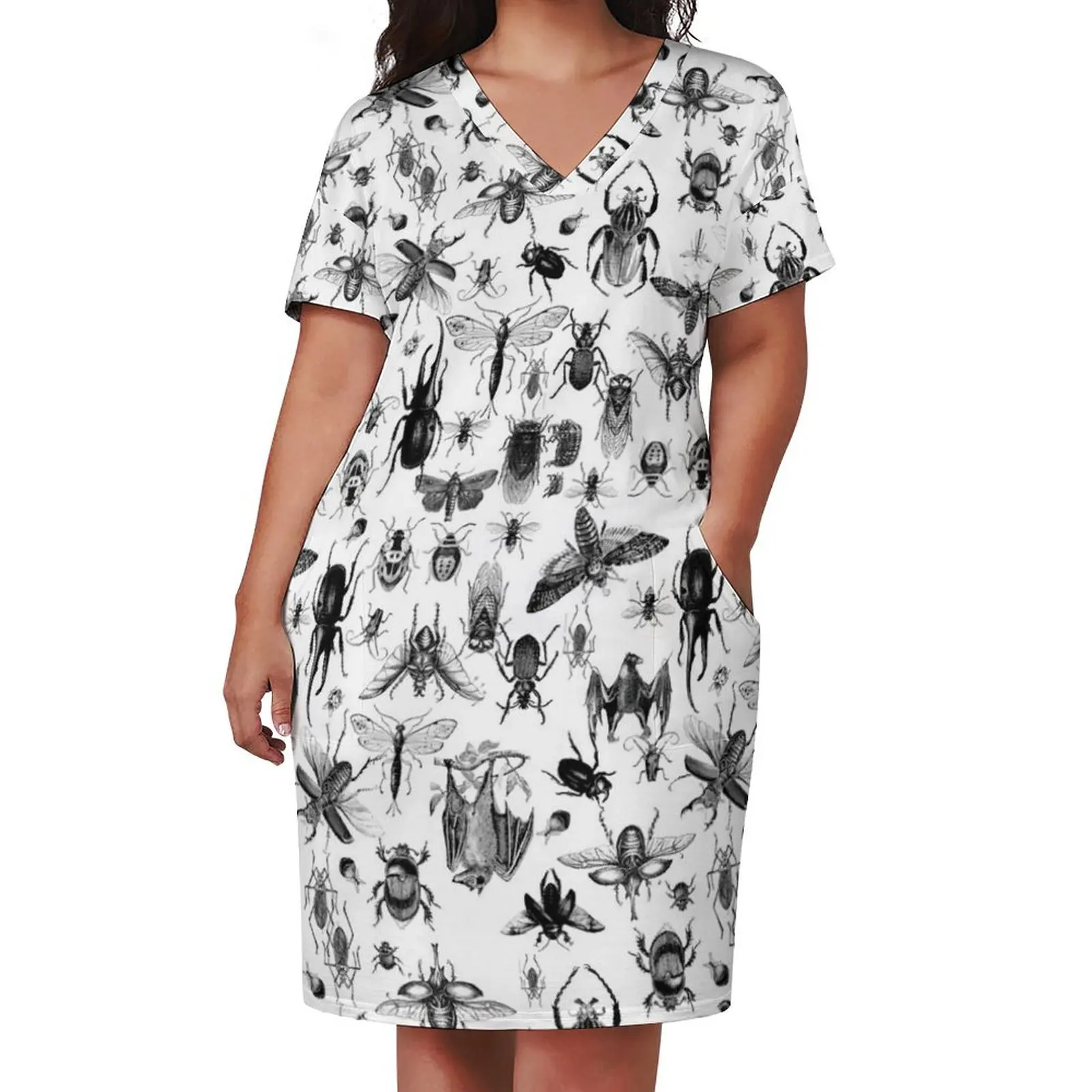 We like insects! Loose Pocket Dress beach dress Women's dress dresses women summer 2025