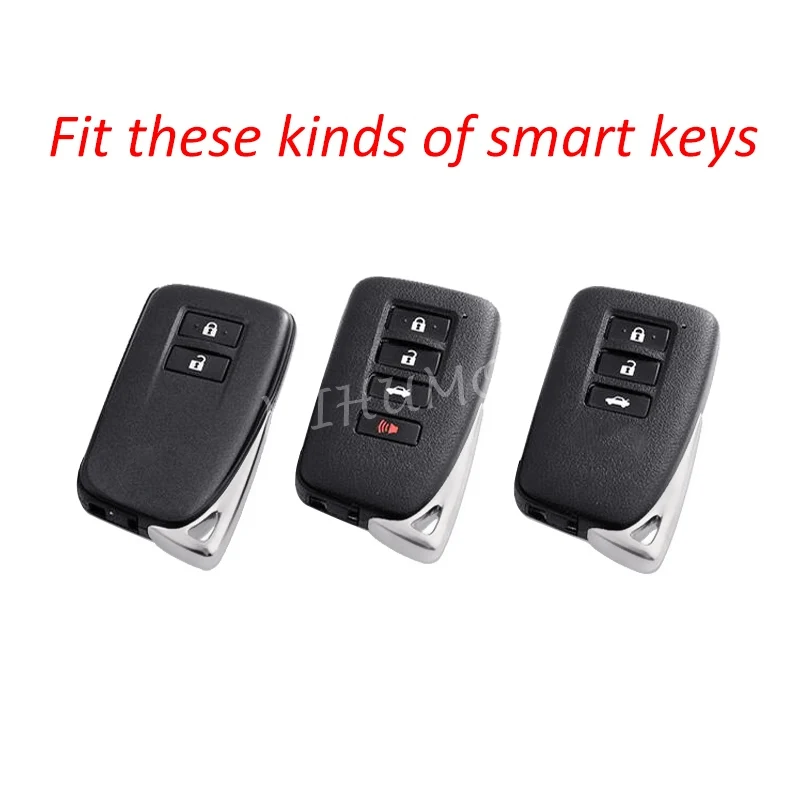 For 2013-2023 Lexus RX 350 450h IS ES NX GS LX RC 200 250 300 Black Transparent Car Key Fob Case Keychain Cover Accessories