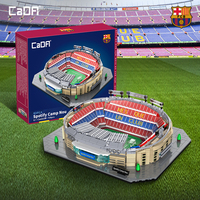 CaDA Camp Nou (Barcelona FC) Stadium Building Block Set / 728 Pieces / Collector's Item for Football Fans & Block Enthusiasts