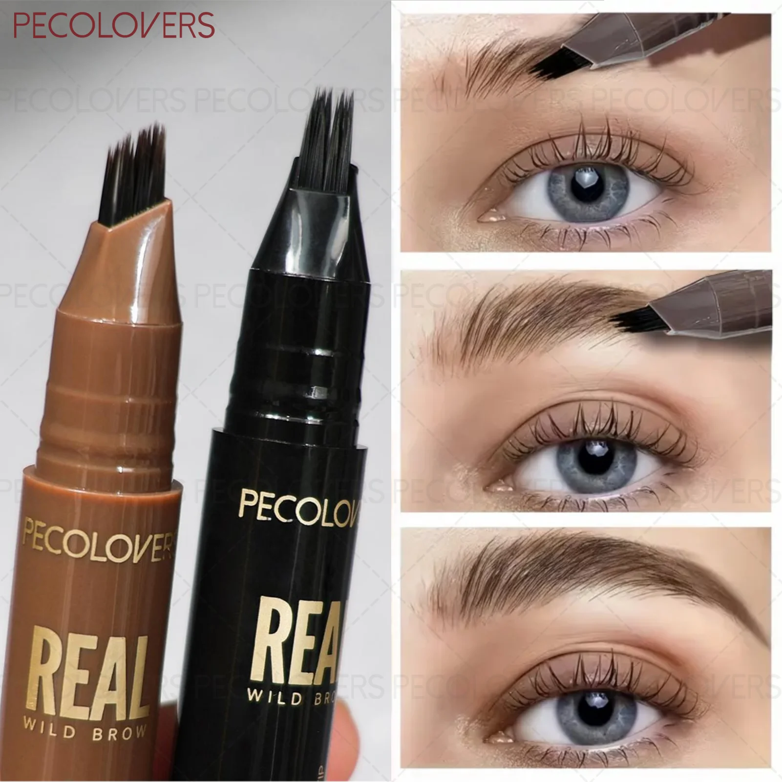 

1 Pc Multi-fork Eyebrow Pen, High Pigmented Easy To Define and Fill Brows, Natural Eyebrow Look, for All Types, Perfect Gifts