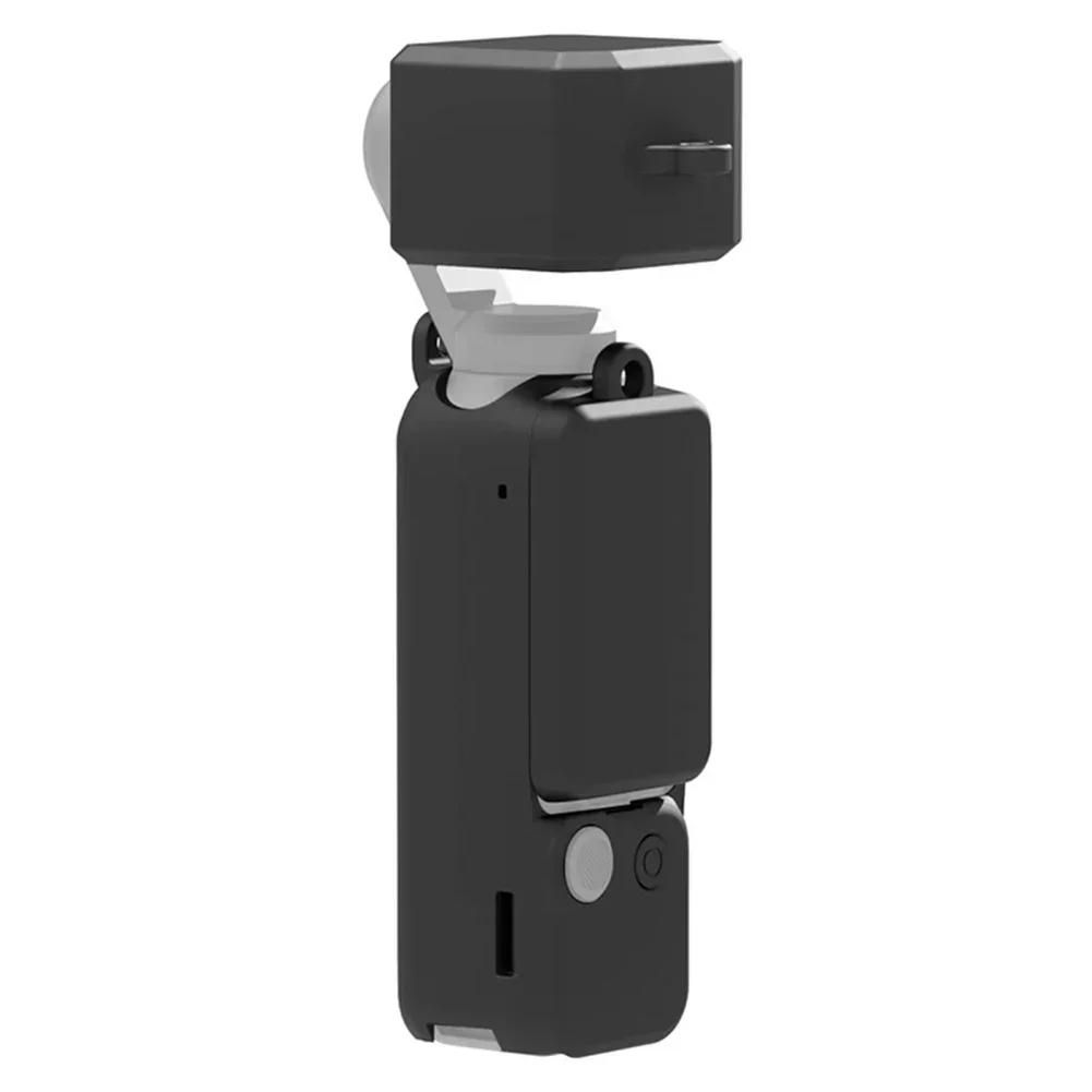 Capa protetora de silicone para câmera, capa protetora antiderrapante contra poeira para dji pocket 3, acessório