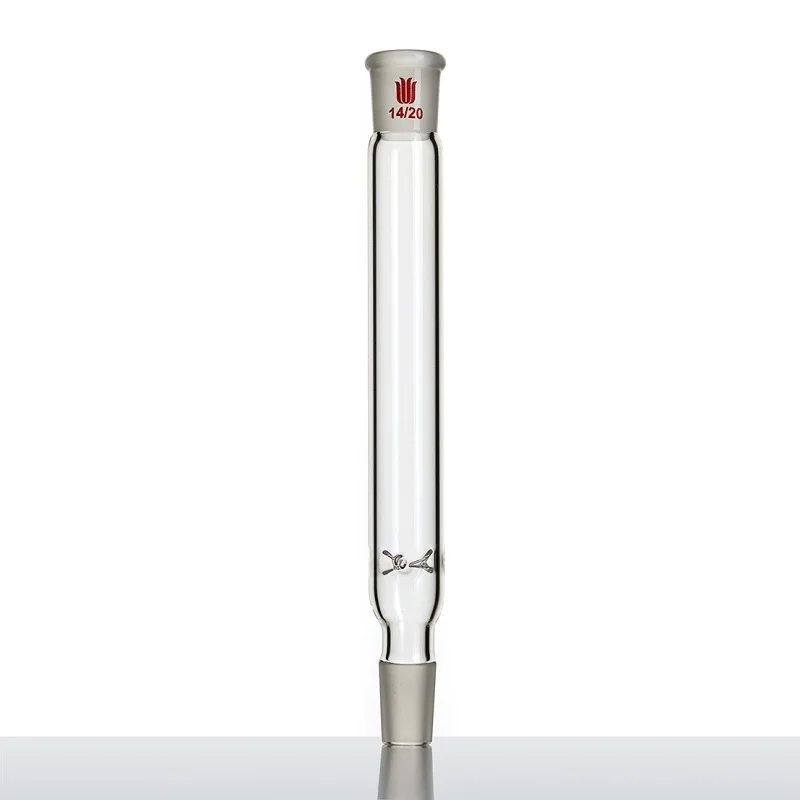 SYNTHWARE Distillation column, Joint 14/20 19/22 24/40, Effective length 130mm/200mm/300mm, Borosilicate glass, C06