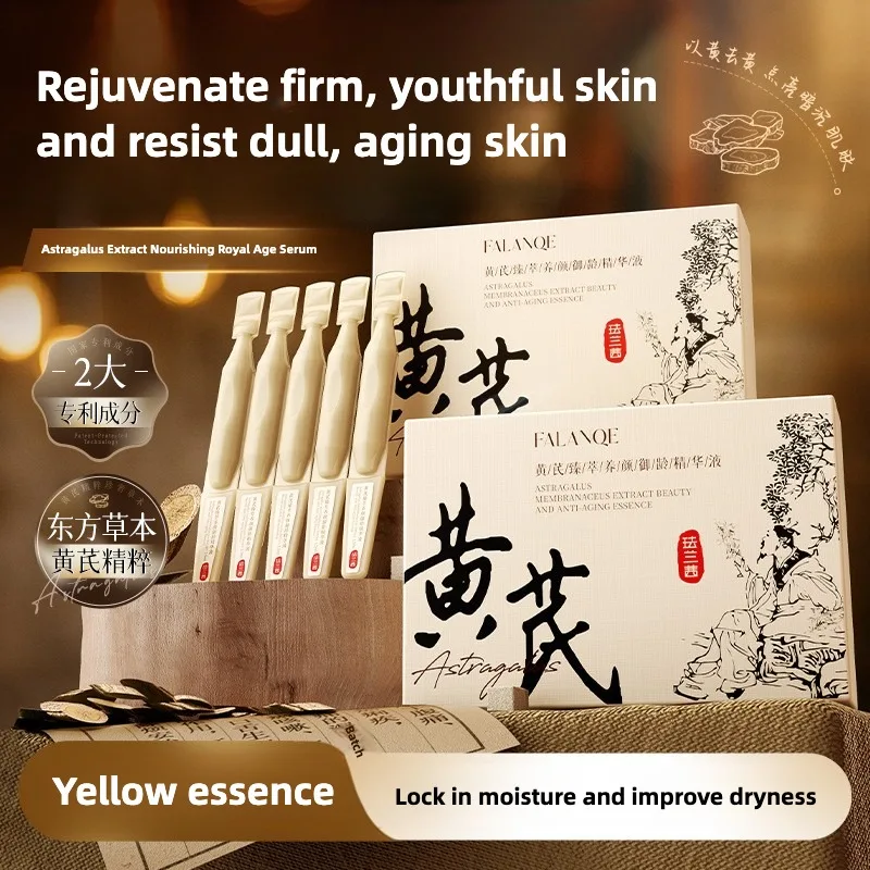 Astragalus Anti-Wrinkle Moisturizing Serum Reduces Fine Lines Repairs Skin Hydrates  Brightens Anti-Aging Firming Skincare