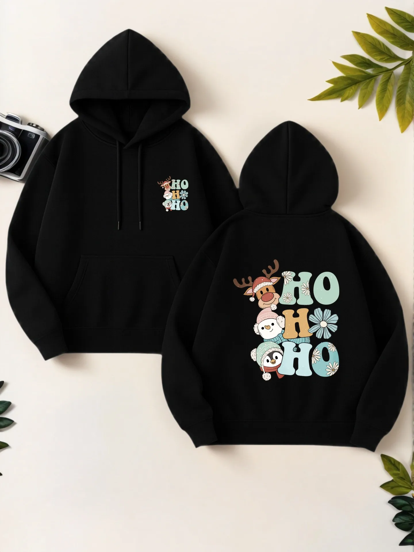 Sudadera con capucha gráfica para mujer, estampado de dibujos animados bonitos, diseño estético, mezcla de algodón, uso diario informal, para adolescentes
