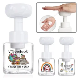 Four Party Foam Bottle Refillable Pump Soap Dispenser Accessories Multifunctional Countertop Soap Organzier Dog Letter Pattern