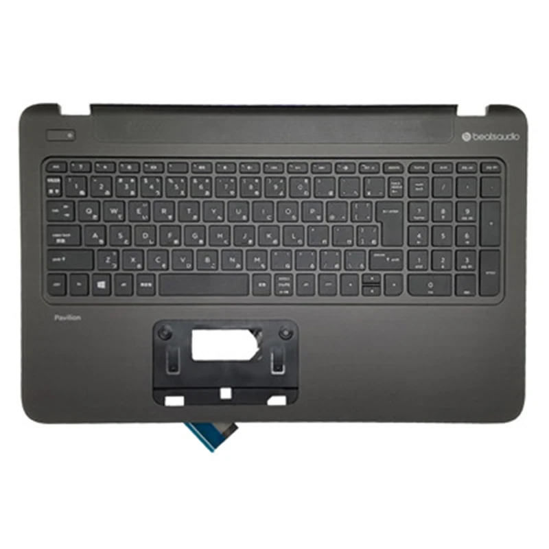 HP Pavilion 15-K TPN-Q140 용 새 노트북 케이스 노트북 뒷면 커버 전면 베젤 경첩 손목 받침대 상단 하우징 커버 비 터치