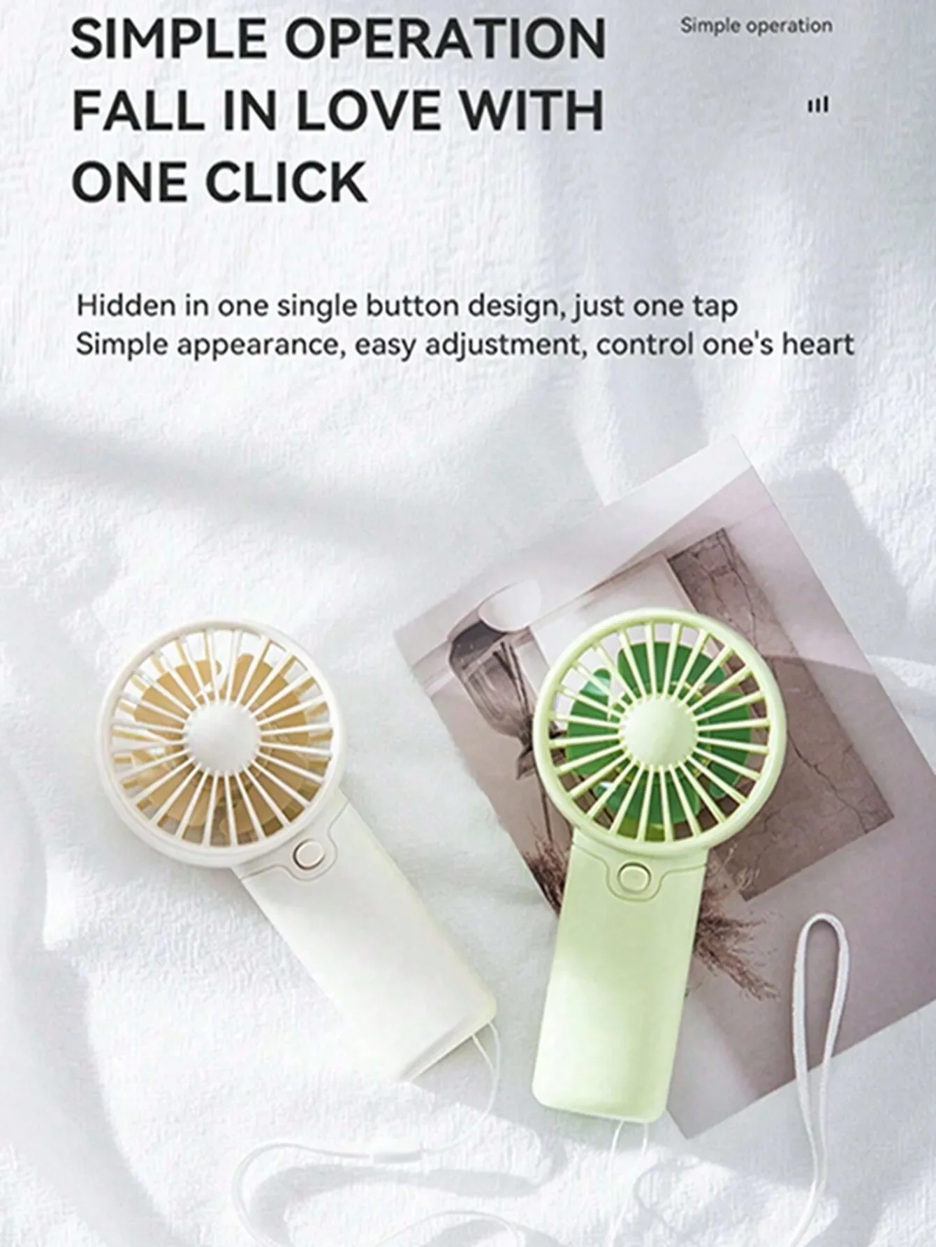 مروحة USB صغيرة محمولة قابلة لإعادة الشحن ، مبرد هواء مكتبي صغير ، تبريد خارجي ، مراوح يد للسفر ، مروحة تهوية