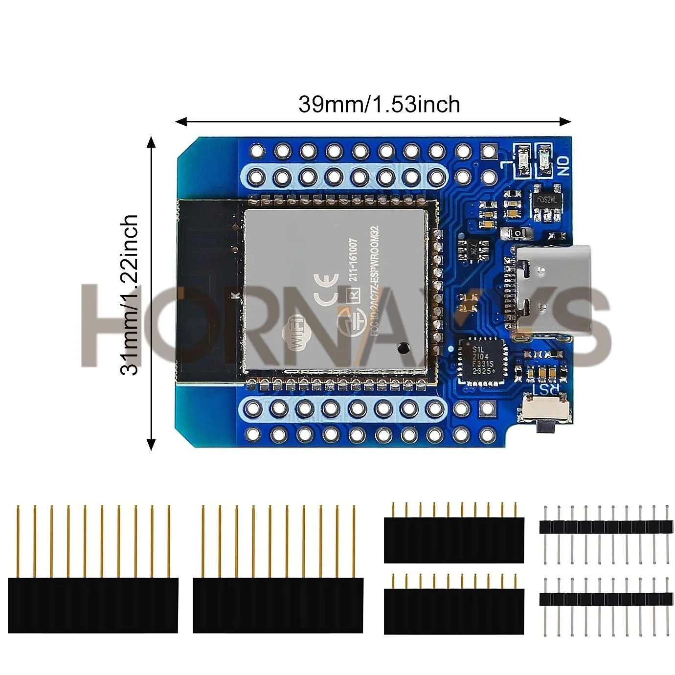 1-10PCS/ D1 Mini LIVE ESP32 ESP-32 WiFi+Bluetooth Internet of Things Development Board based ESP8266 Fully Functional TYPE-C