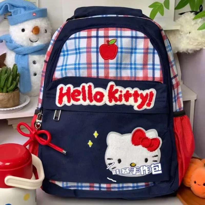 

Girly Heart Kawaii Sanrio Anime Hello Kitty Ins Lovely Doll Backpack Cute College Student Lightweight Storage Bag Gifts Toys