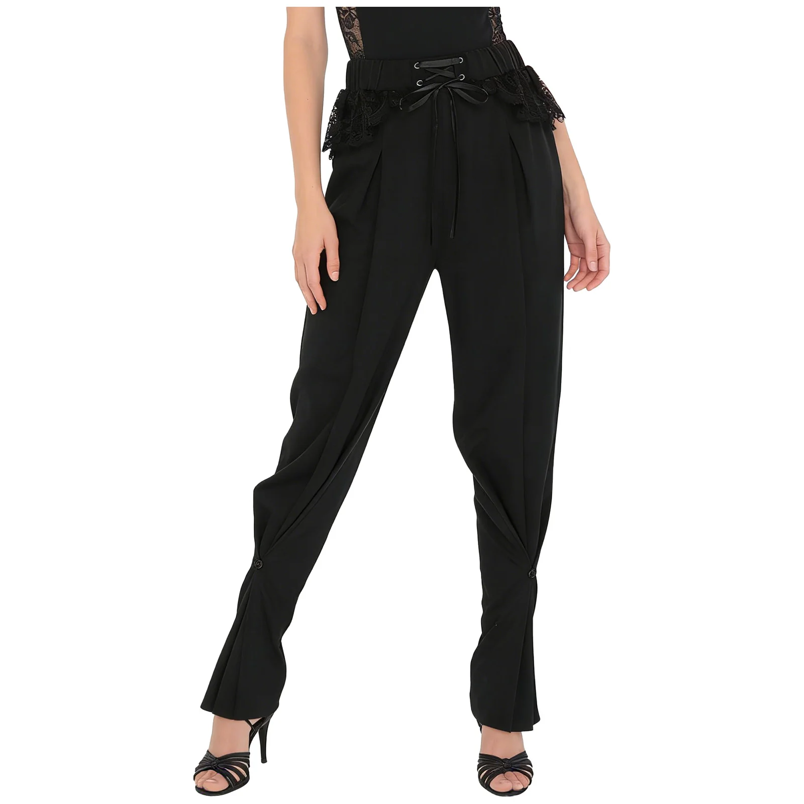 Calças de dança latina das mulheres profissionais modernas calças de dança quadrada perfeito para jazz rumba tango salsa palco treinamento dancewear