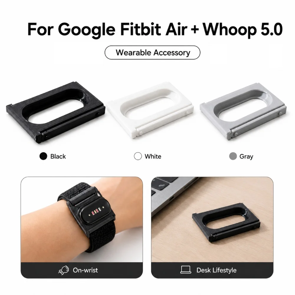 Device Stack Holder For Fitbit Air For Whoop 5.0 Combo Smart Watch Adapter Bracket Replacement Modification Support Frame