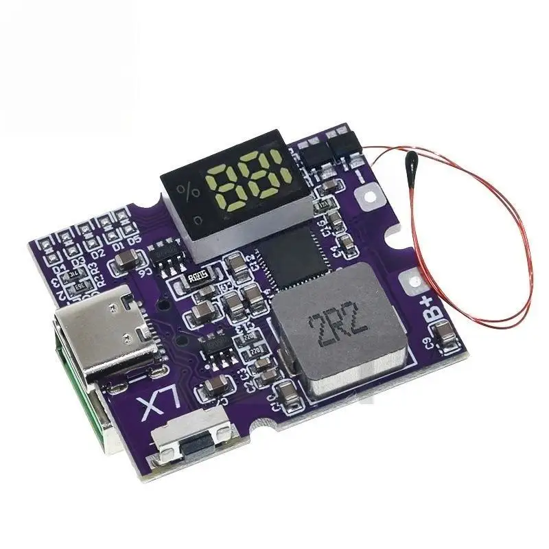 1Pcs 22.5W Power Bank Fast Charging Circuit Board Bidirectional Charge Module for Repair & DIY Production