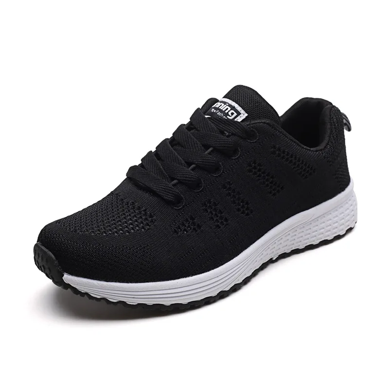 Women Casual Shoes Fashion Breathable Walking Mesh Flat Shoes Sneakers Women  Gym Vulcanized Shoes White Female Footwear