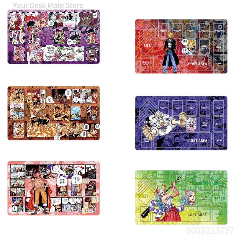 

Anime One Piece OPCG GAME Accessory Comic Series Card PlayMat Perona Yamato Luffy Reiju Ace Collection Gifts Toys