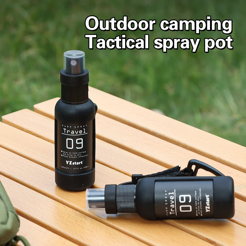 1PC Outdoor Camping Trip Spray Bottle Alcohol Dispenser Bottle Tactical Portable Spray Bottle 50ml Hiking Accessories