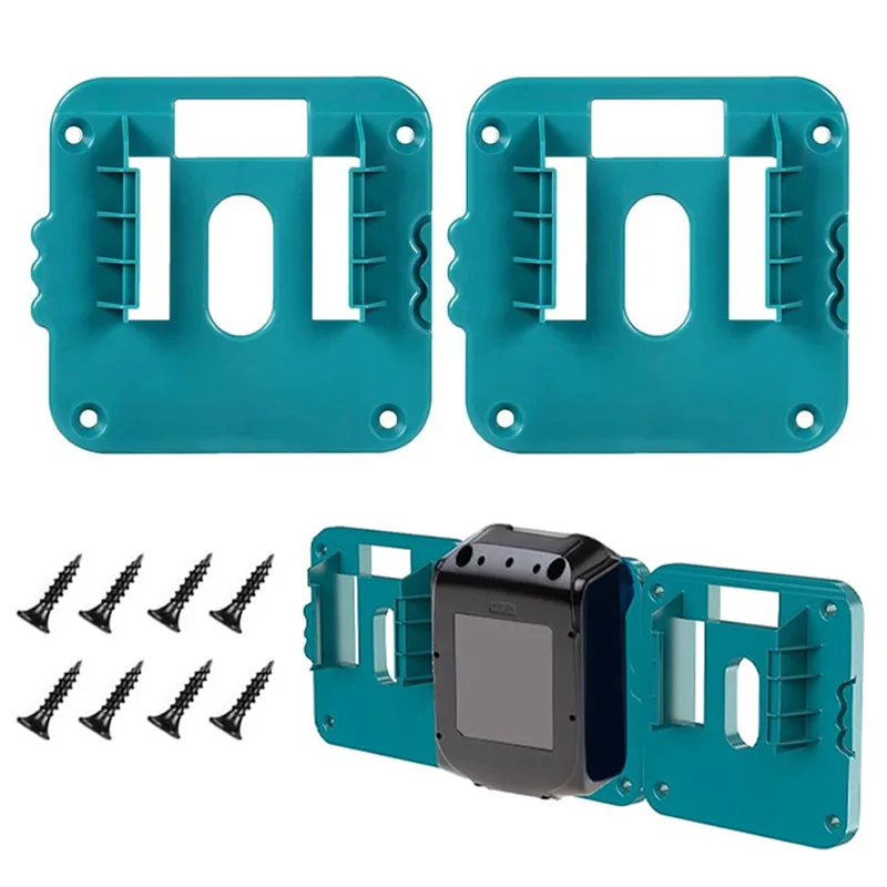 1/2PCS Battery Holder Storage Rack for Makita 14.4V 18V Li-ion Battery Wall Mount Battery Dock for BL1860 BL1850 BL1840 BL1830