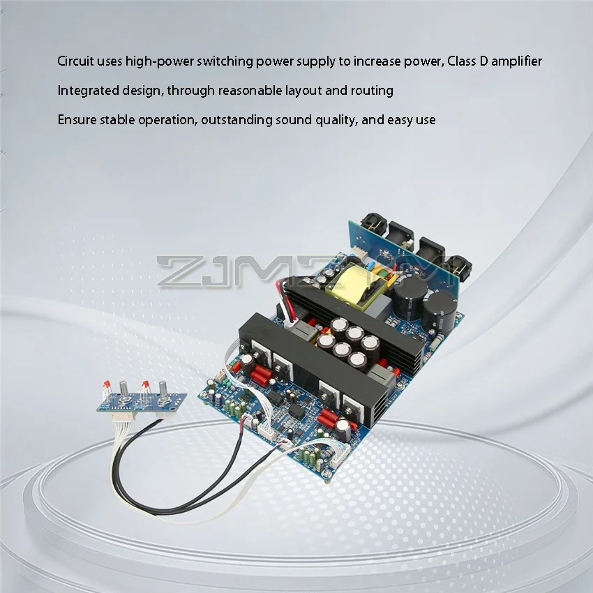 IRS2092 High-power HIFI Fever AC220V Dual Channel Digital D-class Amplifier Board 500W+500W Super LM3886