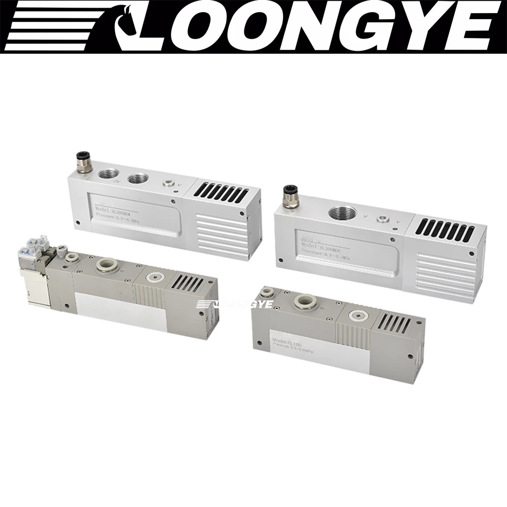 

LOONGYE Negative Pressure Generator SMC Type ZL112 Vacuum ZL212-P-C Large Flow Suction Pneumatic Airflow Components