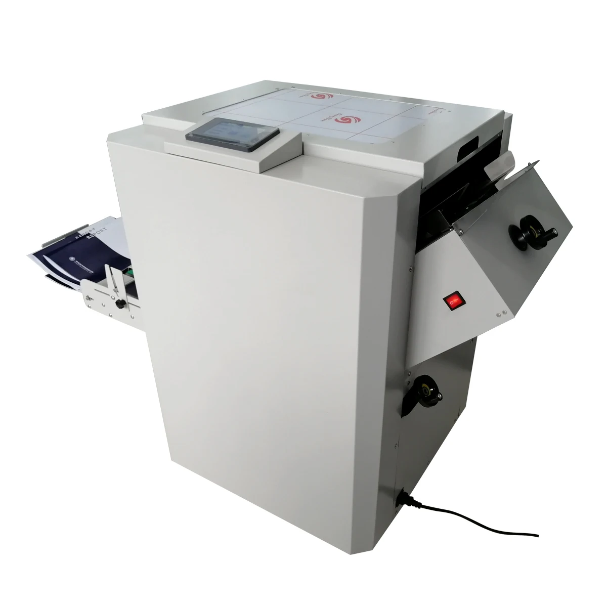 Automatic Paper Staple and Folding Machine Saddle Stitch and Folding Machine