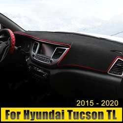 For Hyundai Tucson TL 2015 2016 2017 2018 2019 2020 Car Dashboard Avoid Light Pad Instrument Platform Cover Carpets Accessories