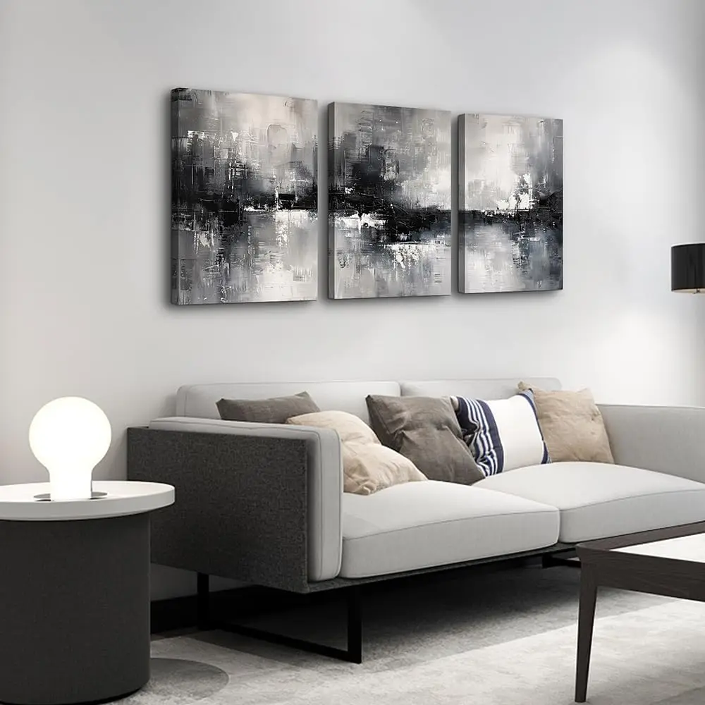 

Dzrwubhs Canvas Wall Decor For Bedroom Black And White Wall Painting Wall Art For Living Room Inspirational Abstract Wall