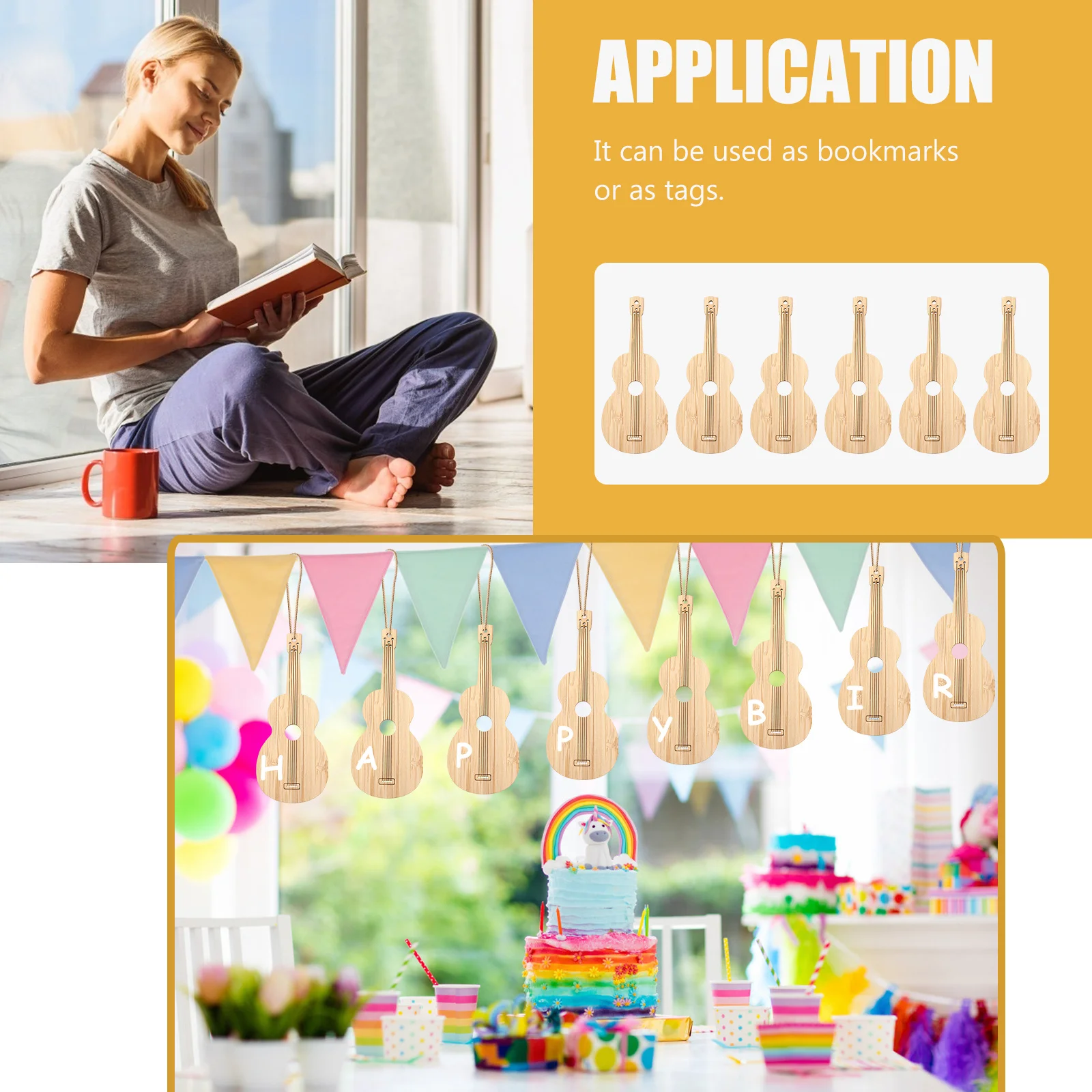 6 قطعة الإشارات المرجعية الخيزران DIY بها بنفسك جرافيتي فارغة لم تنته 02 سنتيمتر سميكة للتخصيص لأعياد الميلاد التخرج الخيزران الإشارات المرجعية