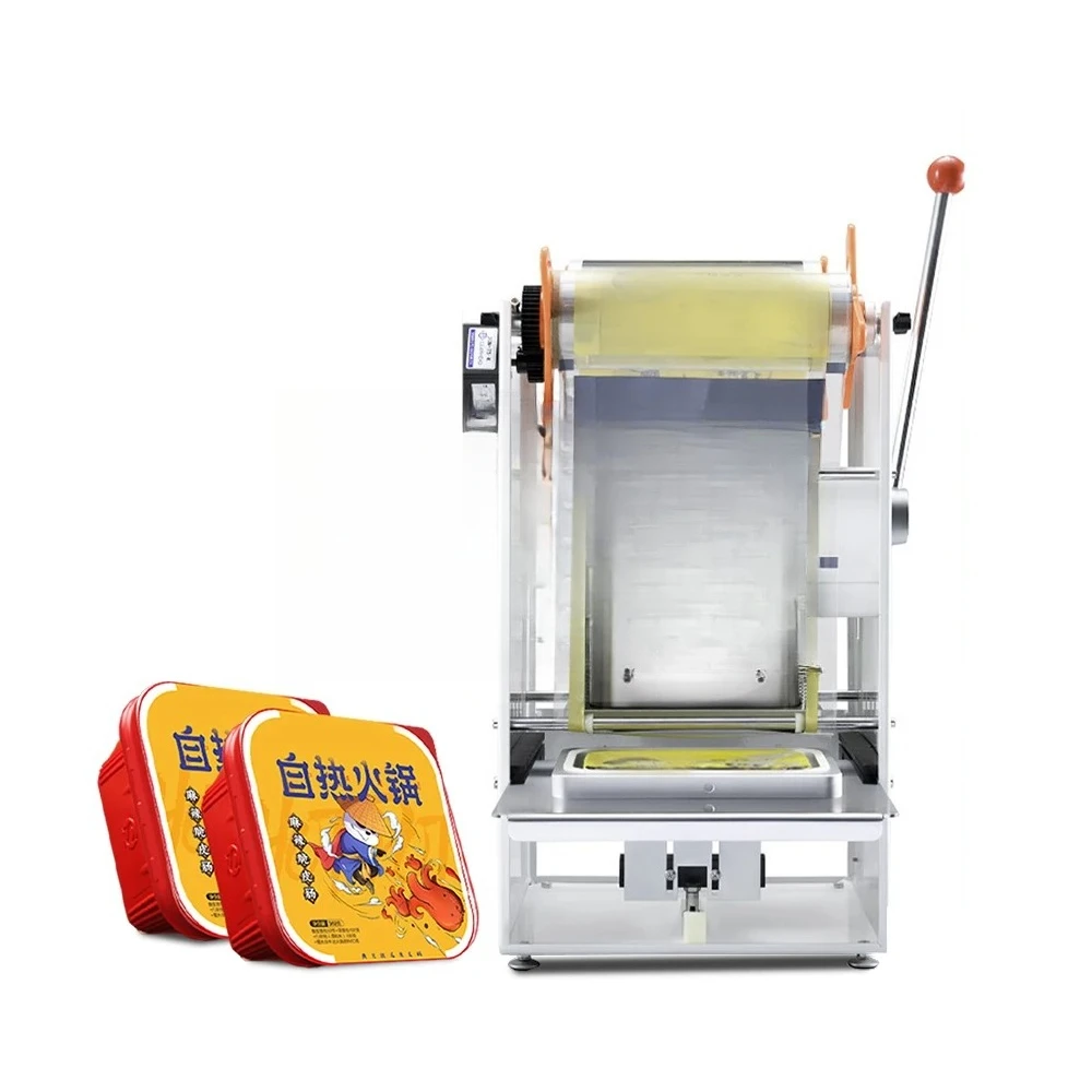 Easy Operation Efficiency Plastic Film Sealing Machine/ Intelligent Manual Tray Sealer