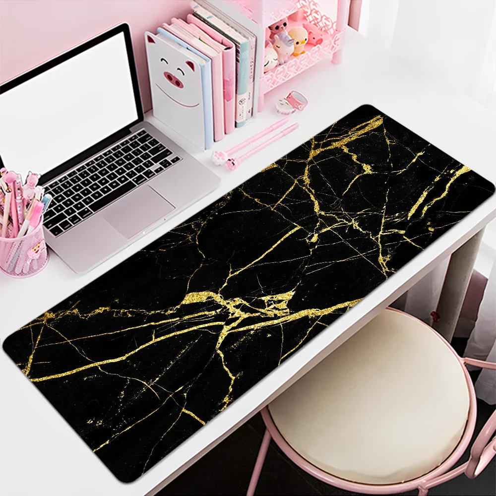 Cartoon Anime Gaming Mouse Pad, Marble Matte Mousepad, Keyboard Mats, Desk Mat, Acessórios para Quarto das Meninas, Luxo, Pele