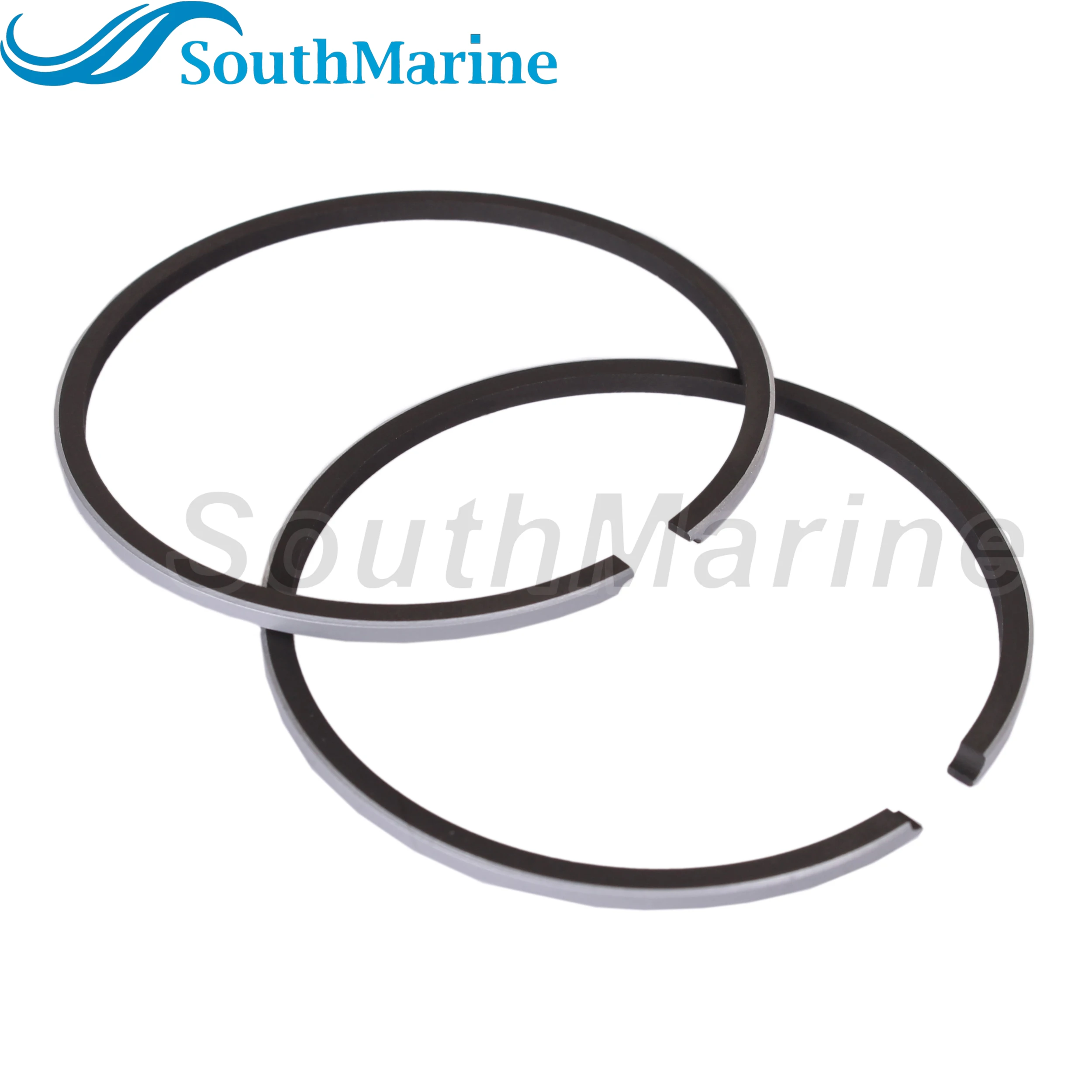 Boat Engine 682-11610-11 Oversize Piston Ring for Yamaha / 39-18939T for Mercury Mariner 9.9HP 15HP, 56.25mm 0.25mm O/S