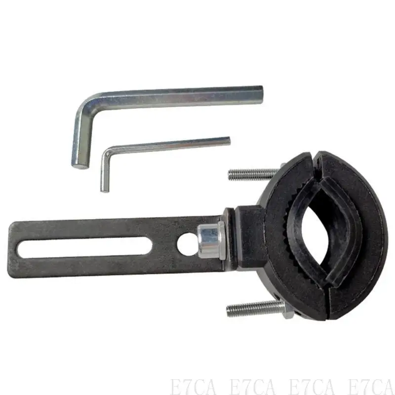 

E7CA Motorcycle Bumper Clamp Bracket, Driving Fog Lights Holder,Lights Mounting, 22-37mm Adjustment Mounting Bracket