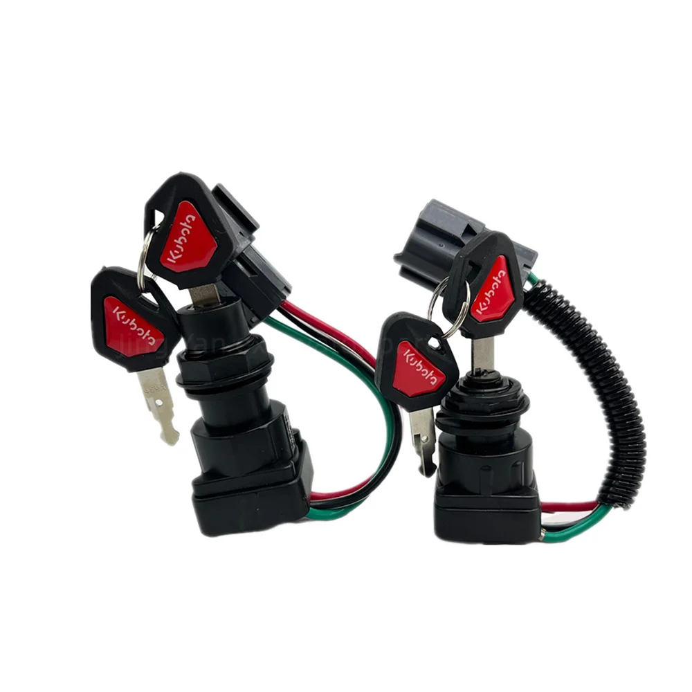 

For RC461-53962 RC461-53960 Kubota KX15/30/KX135/155/161/163/165/175/185 Start Lock Ignition Switch Excavator Parts Free Shippin