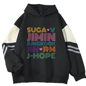 Jimin Jung Kook J-Hope Jin Suga gegen RM Herren/weibliche Sweatshirts Kpop Sweatshirt mit Kapuzen-Jimin-Kleidung 10 Hauptverkäufe BTS KPOP -Kleidung - №2