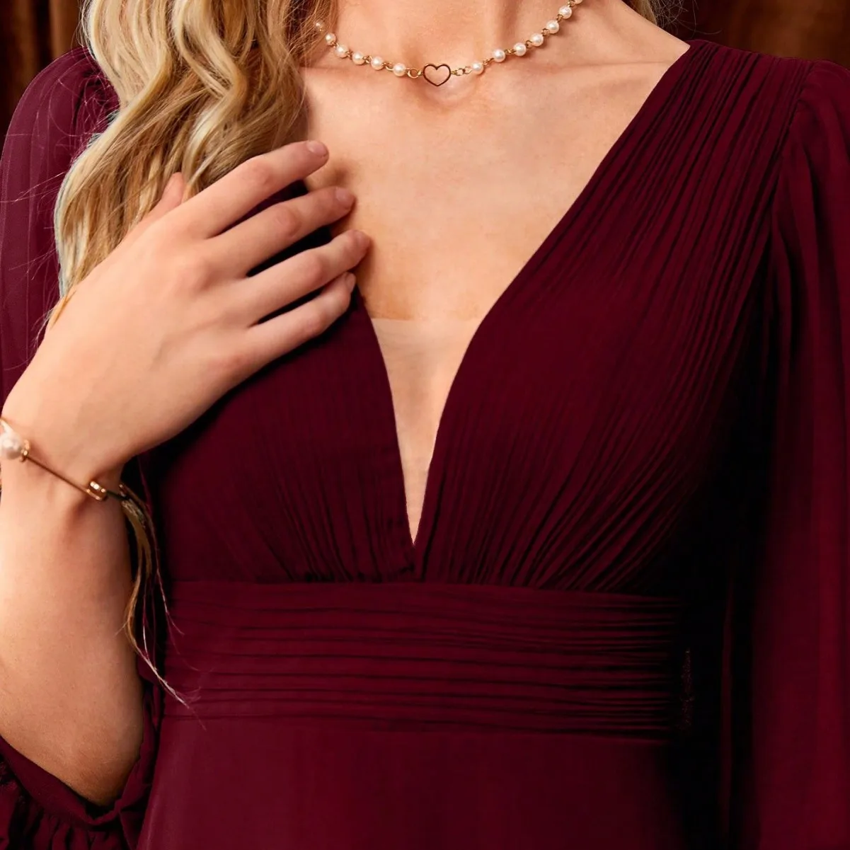 ชุดราตรีผ้าชีฟอง 2024 รุ่น Chiffon Dr Summer ขายดีข้ามประเทศ ชุดเดรสกำมะหยี่เอวต่ำ คอกลมสำหรับผู้หญิง