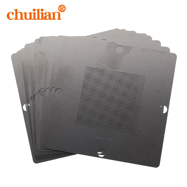 90x90mm wzornik Bga zestaw do laptopa uniwersalny reballing10 sztuk/zestaw