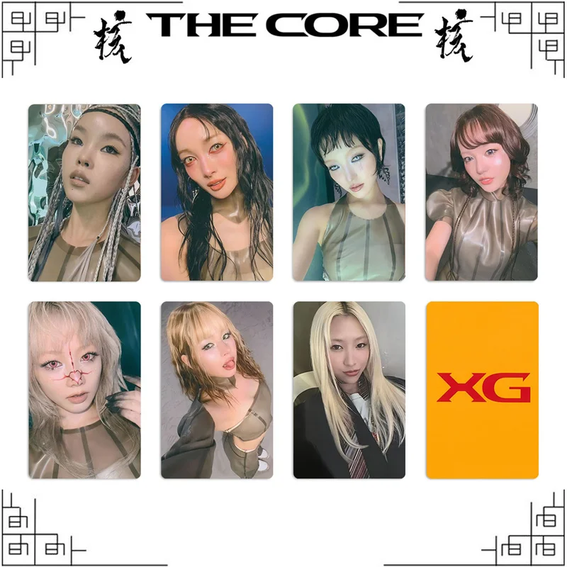 7pcs/set KPOP XG Album Shooting Star Photocard LOMO Small Card