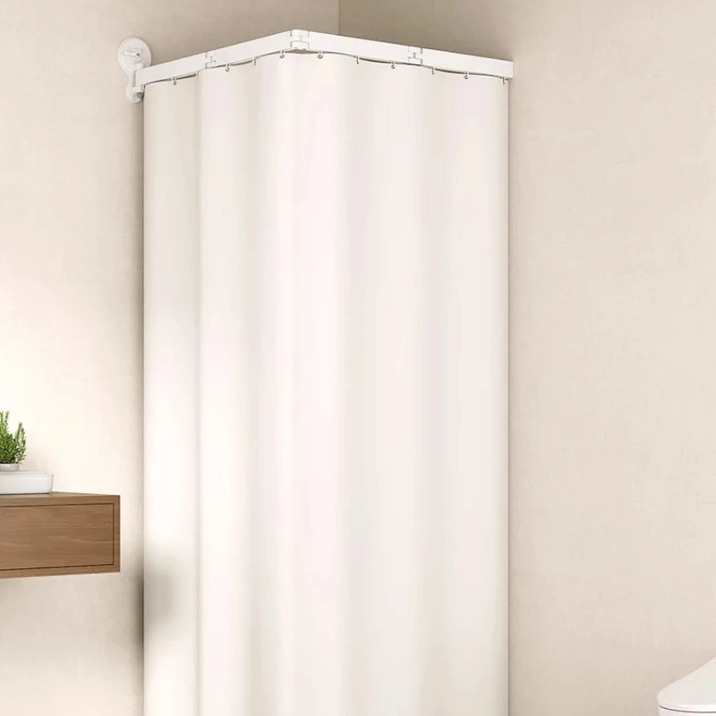 

Складная невидимая занавеска для душа - без дрели, барьер для ванной комнаты, защита от плесени, водонепроницаемая, для влажной и сухой перегородки для роскошного разделения ванной комнаты