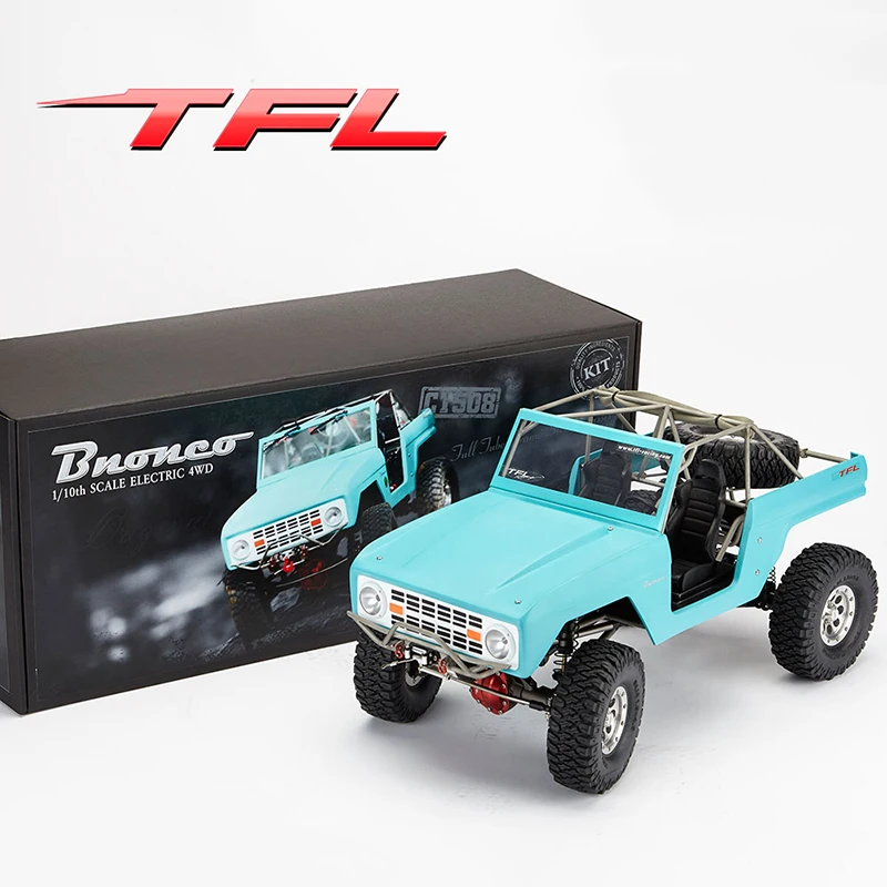 Toys TFL 1/10 RC Cars Remote Control Crawler KIT 4WD SCX10 W Painting Shell ESC Motor Outdoor For Boys Gift TH01735-SMT2