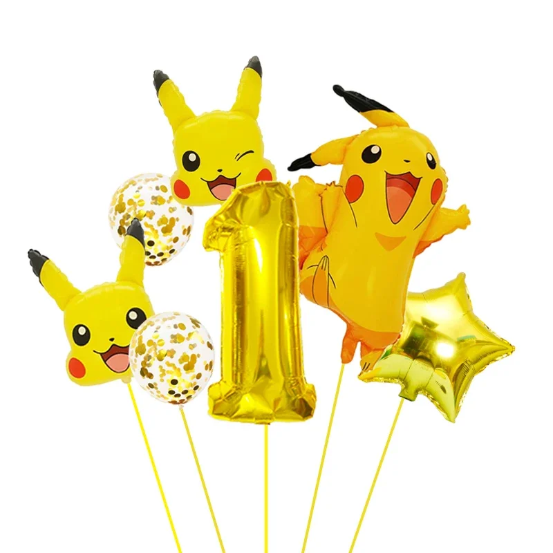 Pokemon Balloons Party Decoration Supplies Birthday Party Baby Shower Balloon Decor Supplies Toys