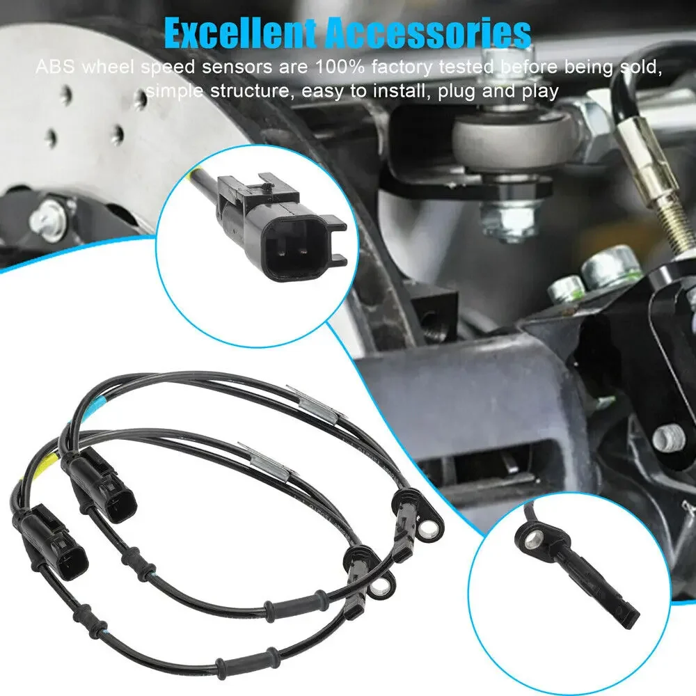2PCS For Chevrolet Equinox GMC Terrain 2010-2017 Front Left Right  ABS Wheel Speed Sensor Car Accessories 20811371/ 20811372
