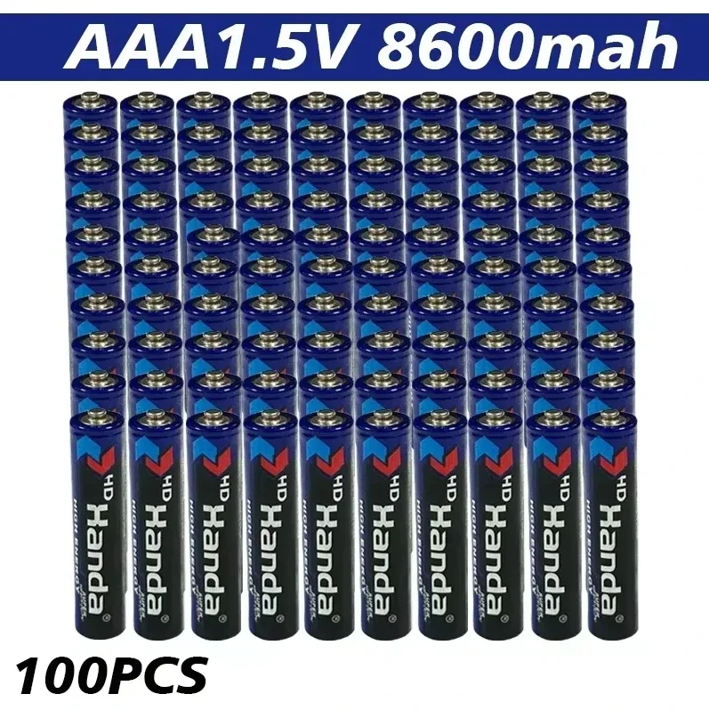 

100PCS AAA 1.5V8600MAH Disposable Carbon Zinc Manganese Dry Battery, Used for Small Toy Remote Control Clock LED Light Brand New