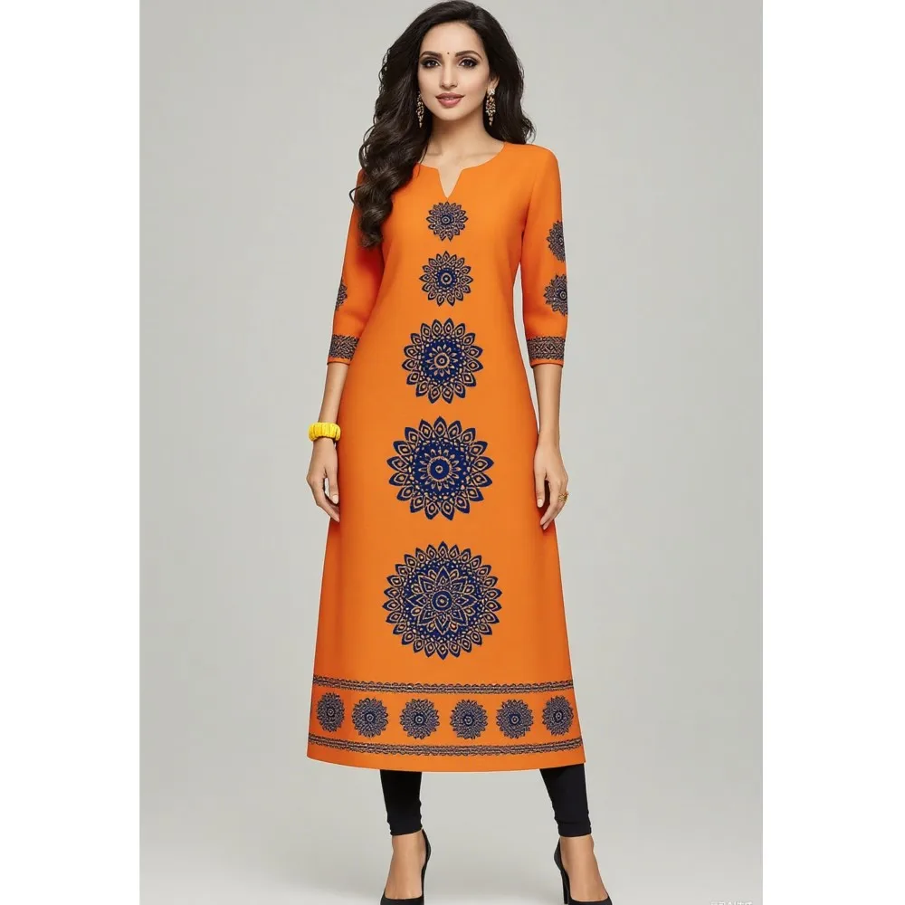 Abito musulmano 2026 Kurt da donna alla moda ed elegante a maniche lunghe tubo dritto casual girocollo modello colorato gonna nobile