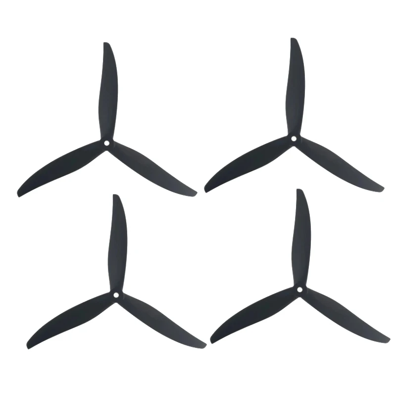 2Pair(2CW+2CCW)Tracker 7X4X3 7040 7-inch 3-blade/tri-blade Poly Carbonate Propeller For 7inch 8inch FPV Freestyle Drone Parts