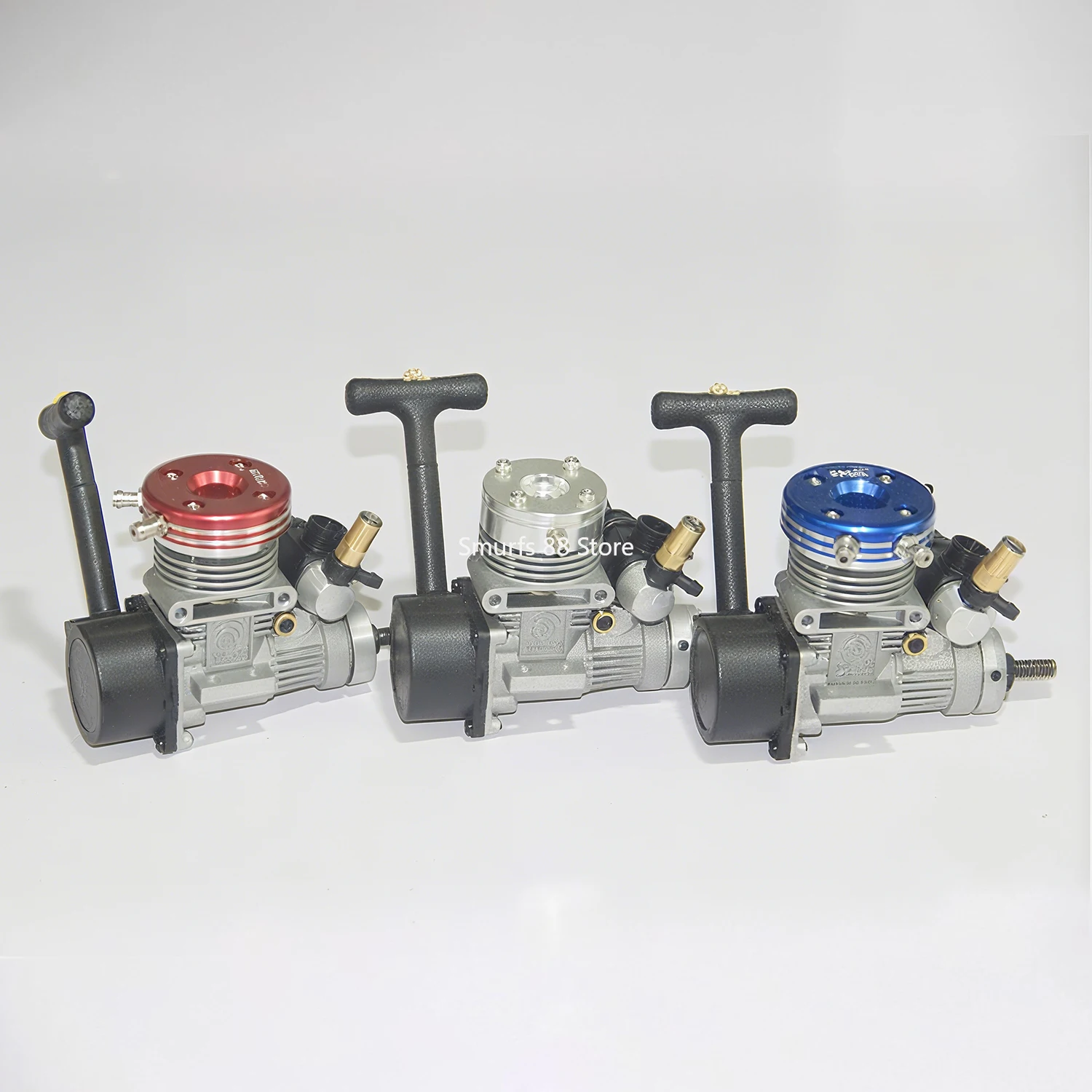 Engine Model RC Modified Methanol Fuel Car Metal Engine 18 Level Water Cooling Version Engine Model Toys Gift