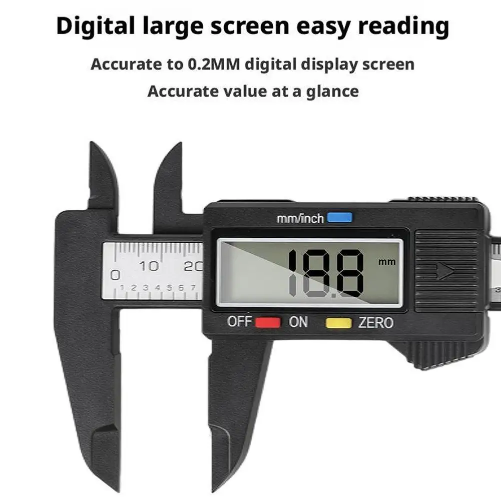 Paquímetro digital versátil de alta precisão 3 em 1, joia, brinquedo cultural, eletrônico, digital, vernier, portátil
