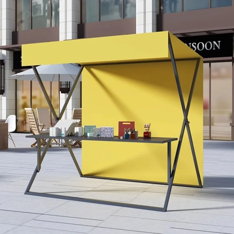 Market stall rack Night market stall shelf Commercial street Internet celebrity wrought iron display rack Sales table