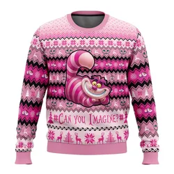 Were all made here Christmas sweaters 2025 fashion men's and women's pullovers cartoon anime couple hoodies sportswear