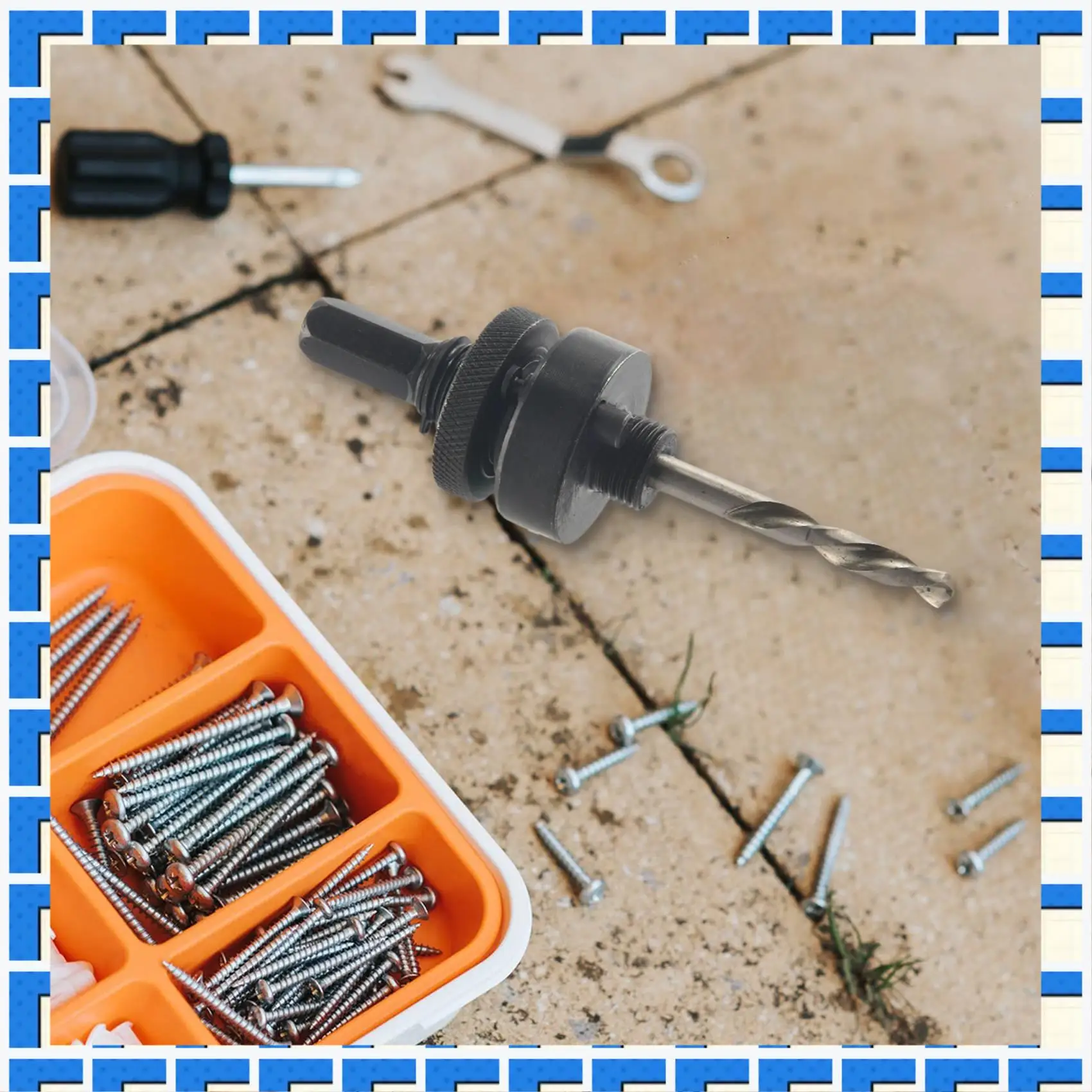 ABNG 7/16-дюймовая кольцевая пила с шестигранным хвостовиком, подходит для кольцевой пилы от 1-1/4 до 6 дюймов, быстросменная сверхмощная оправка из легированной стали с 3 1